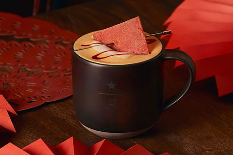 Starbucks Pork Latte Abundant Year Savory Latte