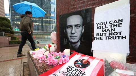 Südkorea Gedenken für Alexej Nawalny