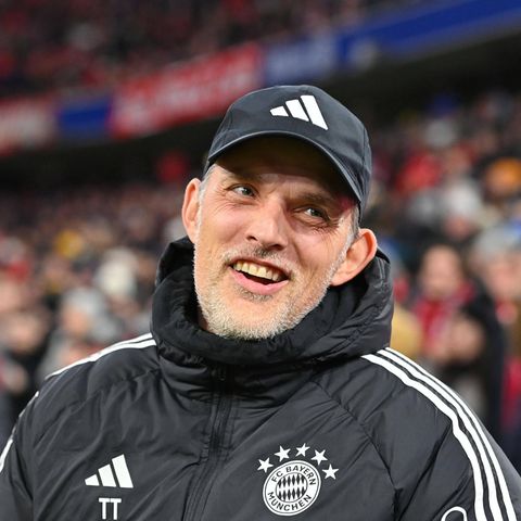 Bayern-Trainer Thomas Tuchel während des Spiels seiner Mannschaft gegen RB Leipzig