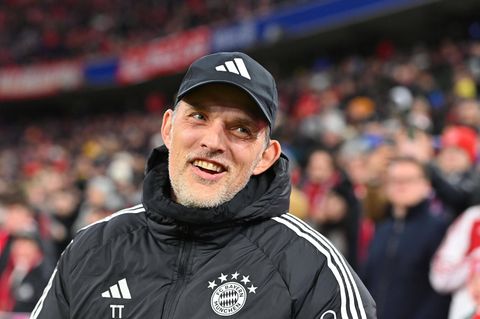 Bayern-Trainer Thomas Tuchel während des Spiels seiner Mannschaft gegen RB Leipzig