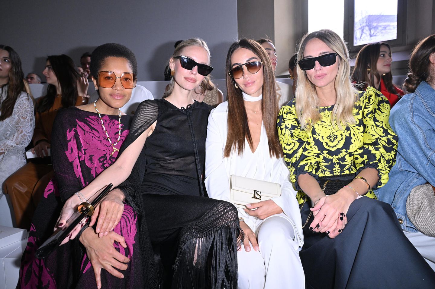 Tamu McPherson, Leonie Hanne, Tamara Kalinic und Candela Pelizza