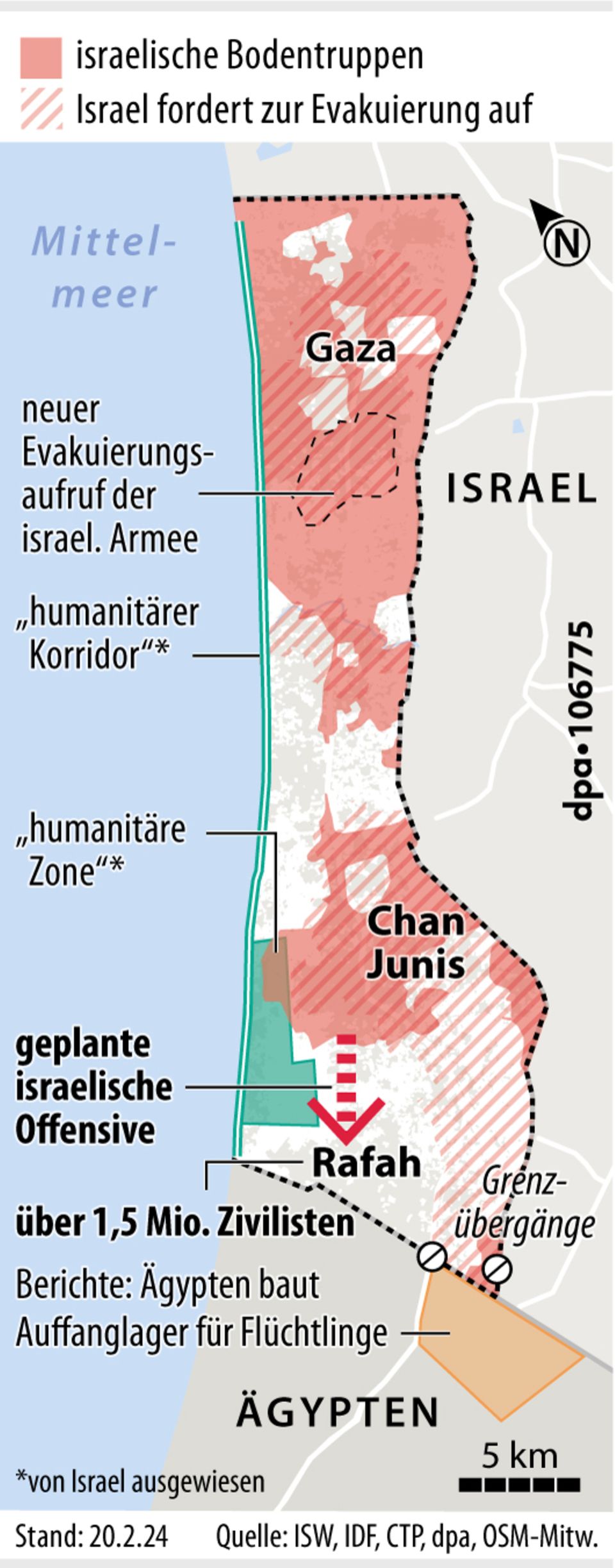 On Rafah: “Military situation in the Gaza Strip”