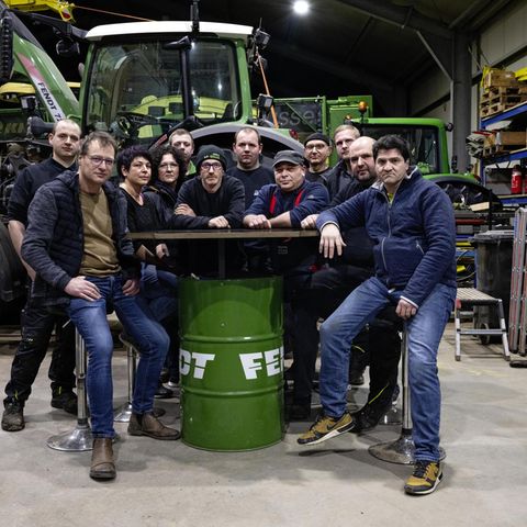 Landwirte des Protests in Biberach