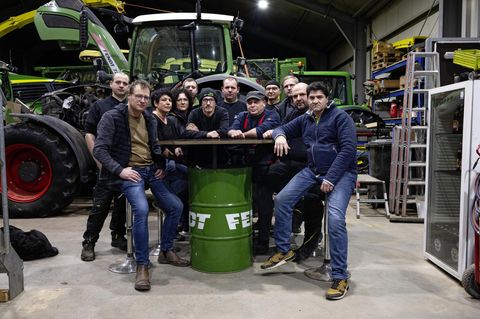 Landwirte des Protests in Biberach