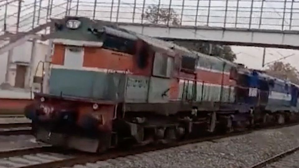 Führerloser Güterzug rast 70 Kilometer durch Indien