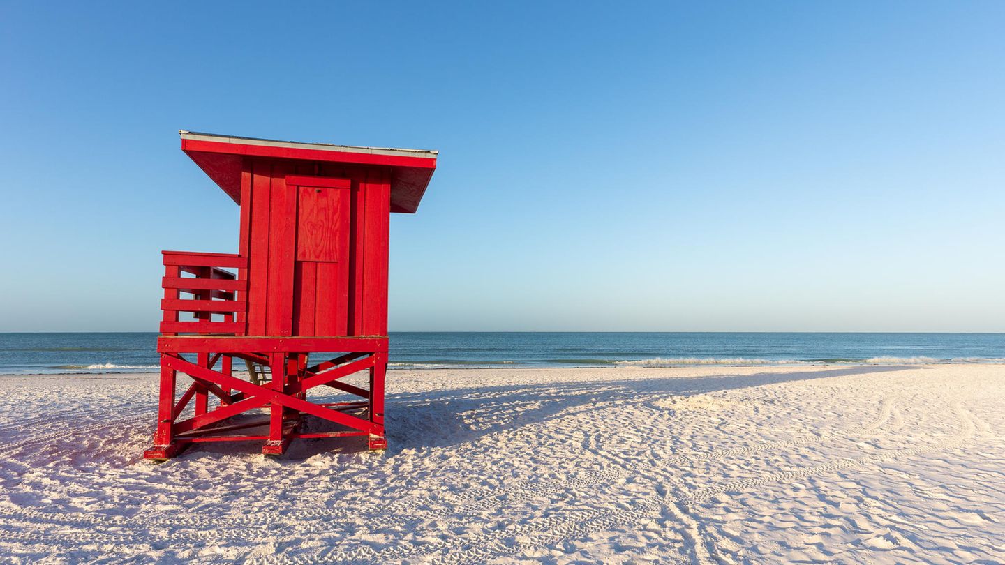 Der Siesta Beach in Florida gilt als Mekka des Wassersports und echter Hotspot für Sonnenanbeter. Kein Wunder, dass der familienfreundliche Strand auch in dem Ranking landet. 