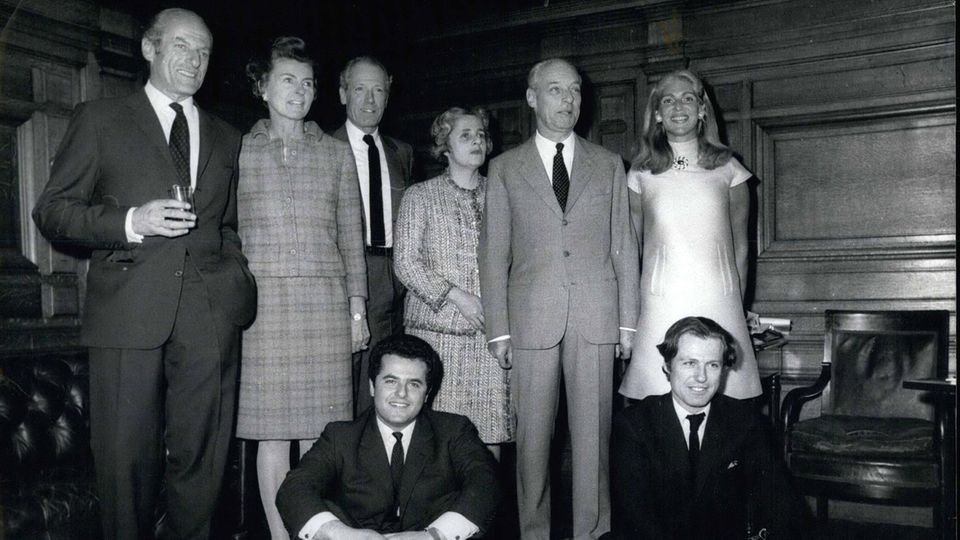 Ein Teil der Familie Rothschild 1967