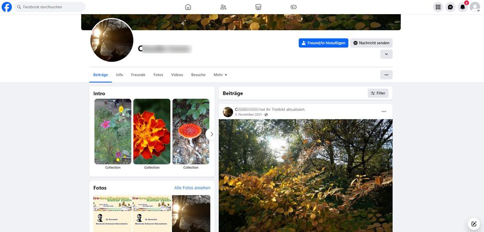 Daniela Klettes Facebook-Profil