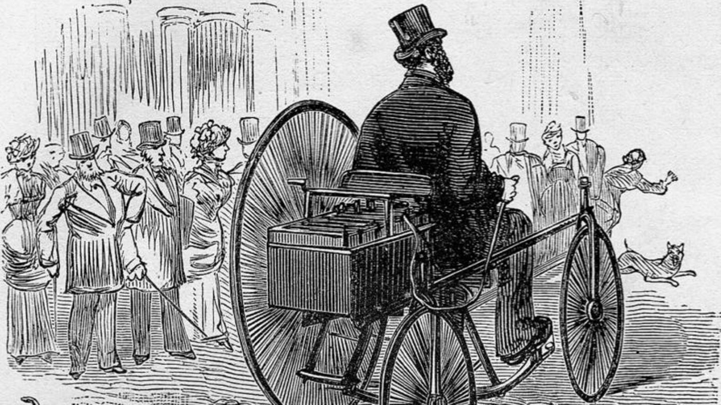 Ab 1881: Trouvé Tricycle Gustave Trouve