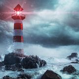 Foto Leuchtturm an Küste