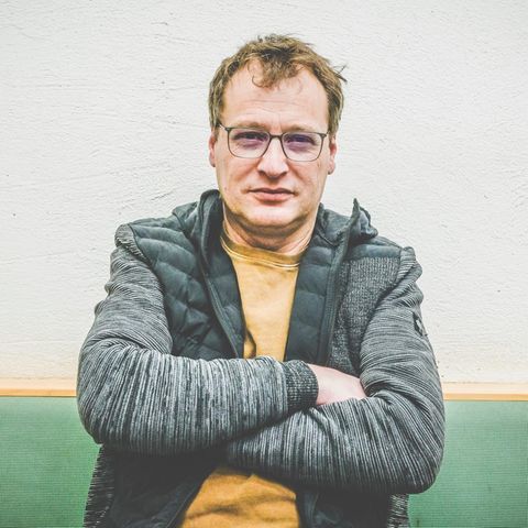 Daniel Burgmayer, Agraringenieur, ein Mann mit verschränkten Armen