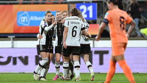 DFB-Frauen gewinnen gegen die Niederlande