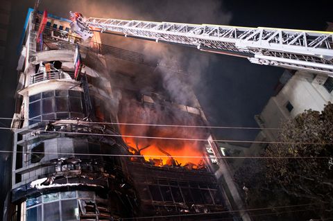 Großbrand in Dhaka