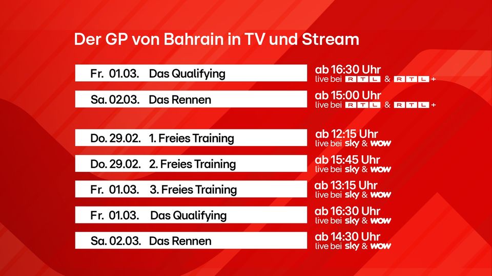 Saison 2024: Formel-1-Start: Diese Fahrer jagen Weltmeister Max Verstappen Saison 2024: Formel-1-Start: Diese Fahrer jagen Weltmeister Max Verstappen