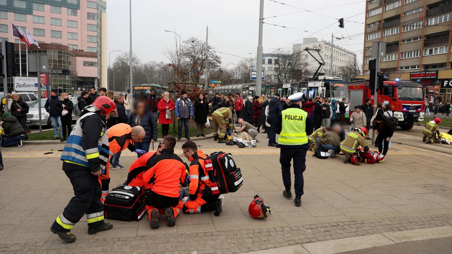Stettin: Mann soll Auto mit Absicht in Menschenmenge gesteuert haben
