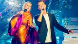 Barbara Schöneberger  beim ESC mit Florian Silbereisen