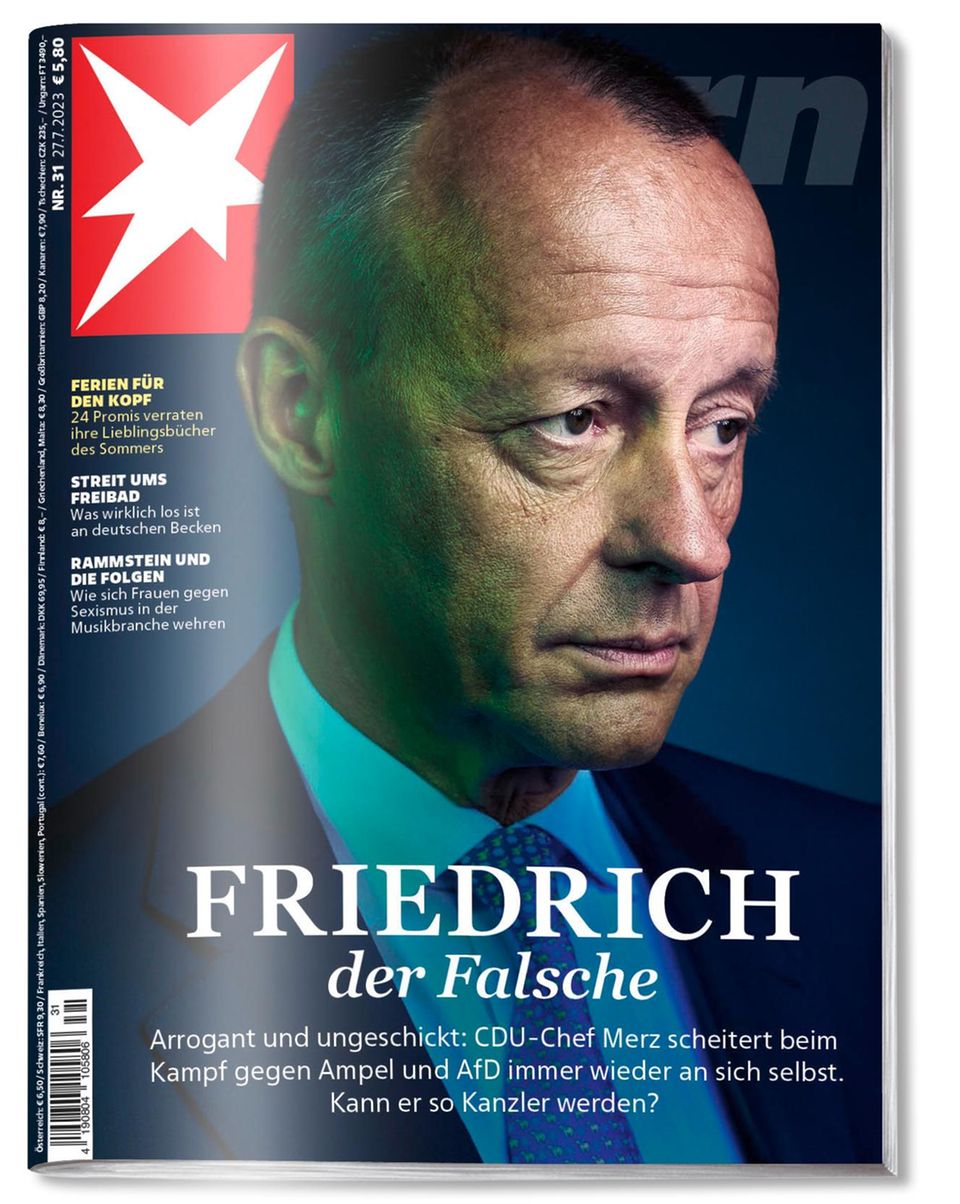 stern cover 32/23 with Friedrich Merz stern cover 32/23 with Friedrich Merz