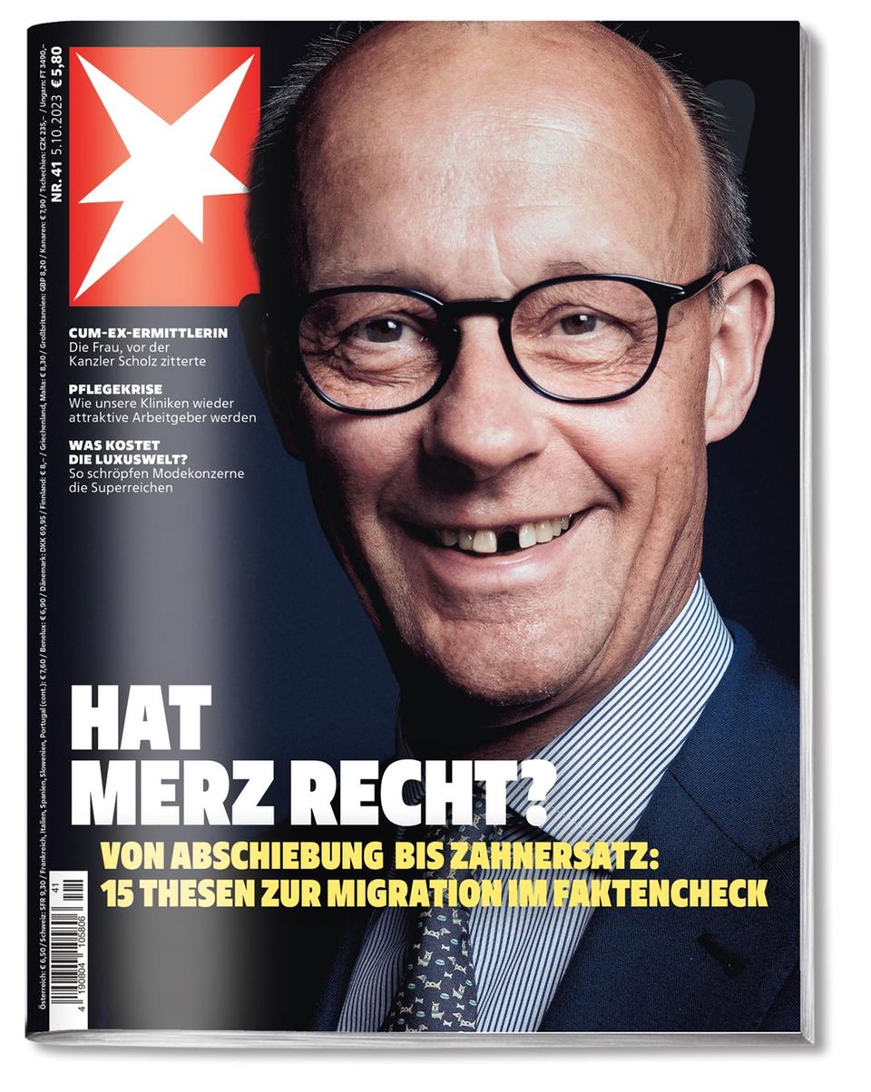 stern cover 42/23 with Friedrich Merz stern cover 42/23 with Friedrich Merz