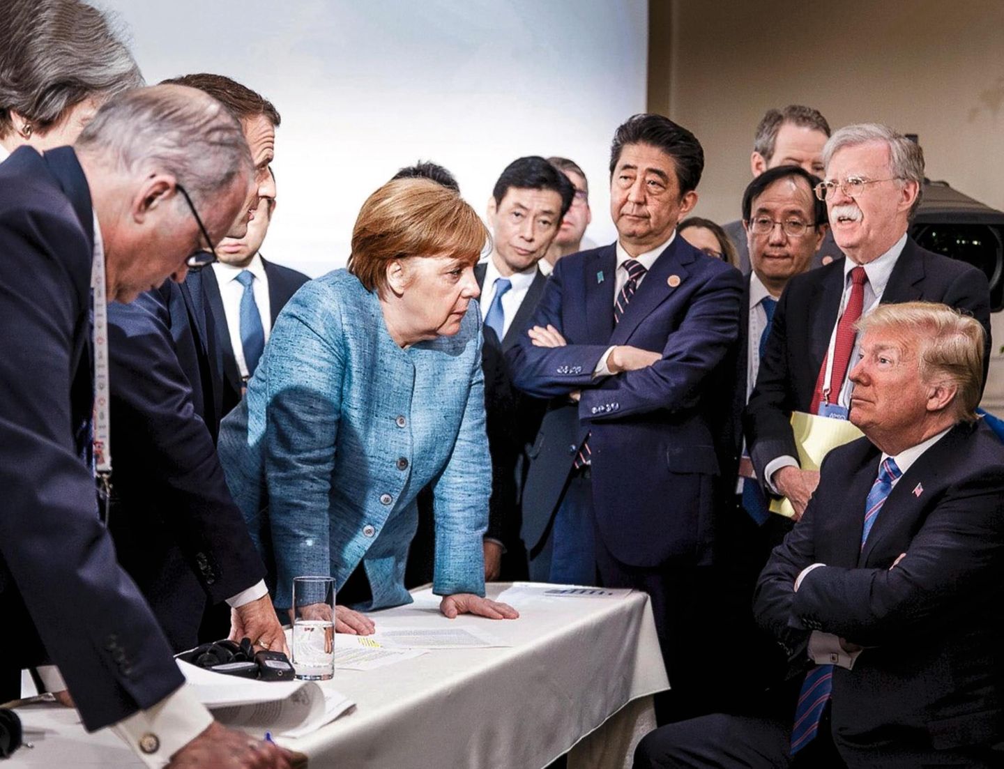 Angela Merkel beim G7 Gipfel