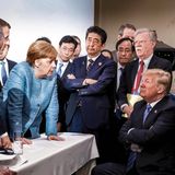 Angela Merkel beim G7 Gipfel