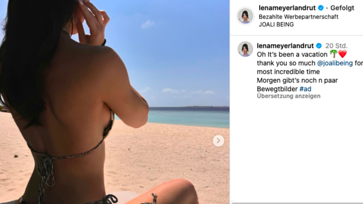 People of today: Singer Lena Meyer-Landrut delights her fans with holiday pictures People of today: Singer Lena Meyer-Landrut delights her fans with holiday pictures