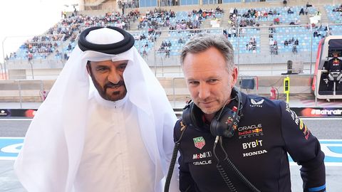 Formel 1: Fia-Präsident Mohammed Ben Sulayem (l.) und Red-Bull-Teamchef Christian Horner