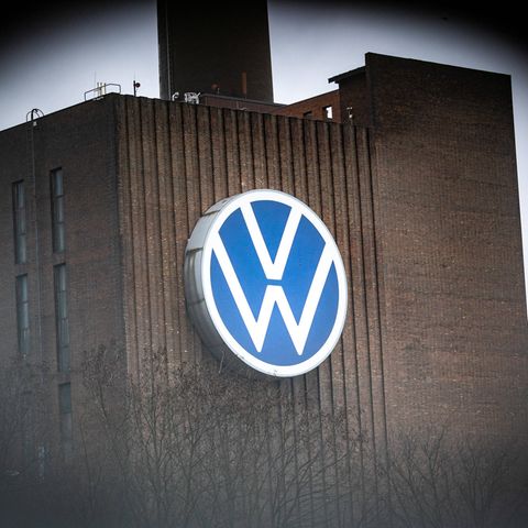 Blick auf das VW-Werk in Wolfsburg
