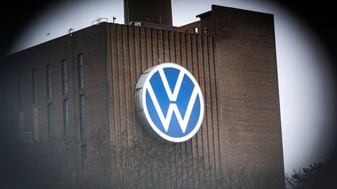 Blick auf das VW-Werk in Wolfsburg