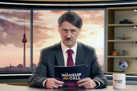 "Wake Up Call": Videopodcast zeigt Hitler als Nachrichtenmoderator
