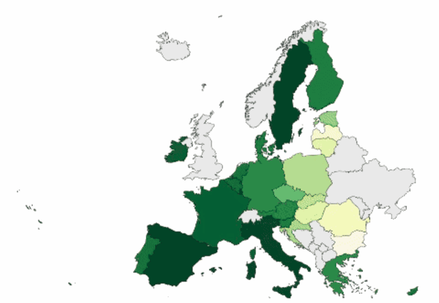 Gif von EU-Karten, die verschieden eingefärbt sind