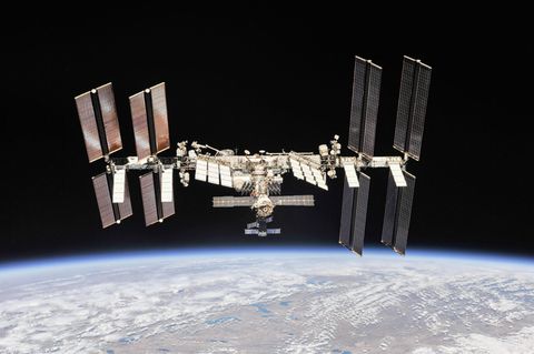 Ansicht der Internationalen Raumstation ISS