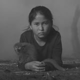 Marisol und Lucachi-Affe Luca in Bolivien