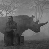 James und Nashorn Fatu in Kenia