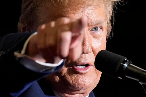 Nahaufnahme von Donald Trump