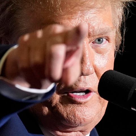 Nahaufnahme von Donald Trump