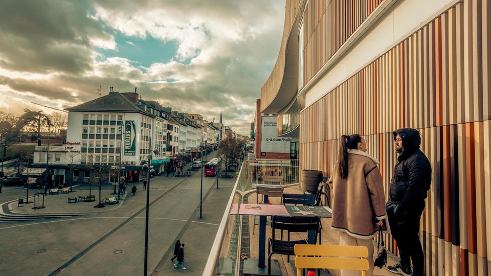 Ostdeutschland Westdeutschland Das Einkaufszentrum "Minto" in Mönchengladbach