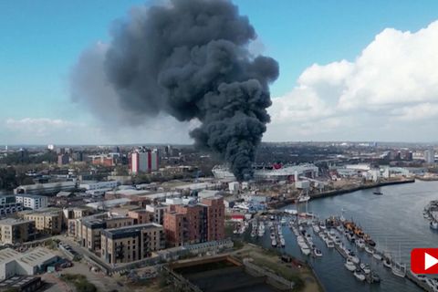 Brand in Southampton: Fußballspiel muss abgesagt werden