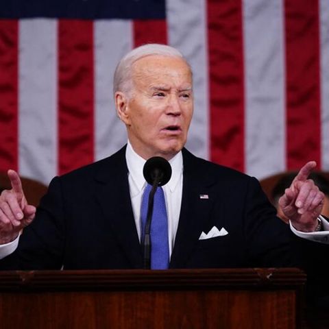 Bei seiner dritten "Rede zur Lage der Nation" kritisierte Joe Biden seinen Amtsvorgänger Donald Trump wieder und wieder, aber ohne seinen Namen zu nennen