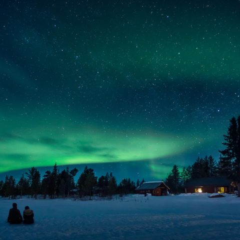 Polarlichter in Lappland