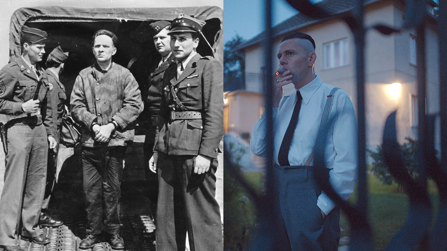 Rudolf Höß und sein Schauspiel-Pendant Christian Friedel Rudolf Höß und sein Schauspiel-Pendant Christian Friedel