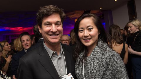 Angela Chao mit ihrem Ehemann Jim Breyer