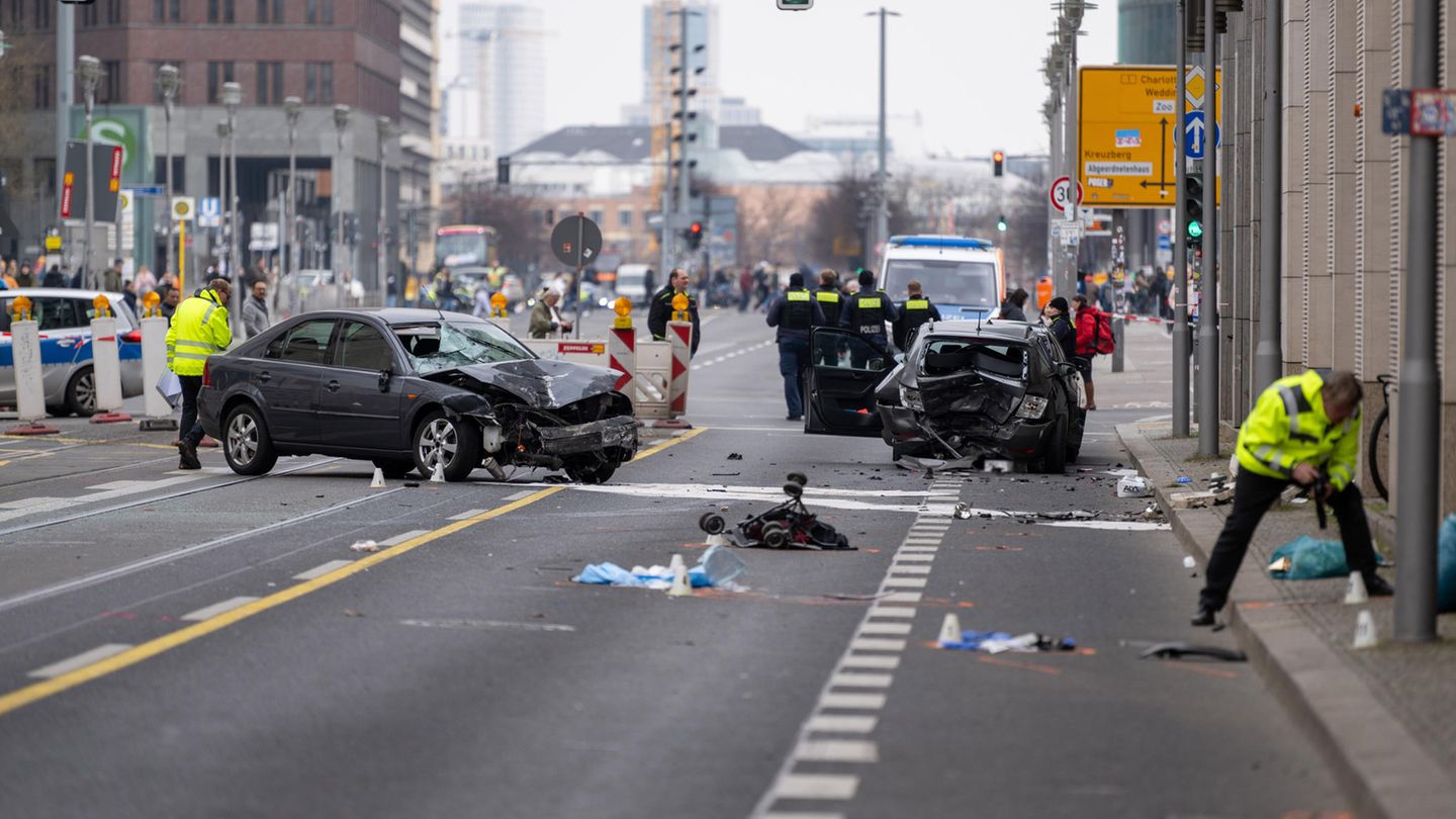 Der Unfall, bei dem eine Mutter und ihr Kind starben, ereignete sich in der Leipziger Straße in Berlin-Mitte