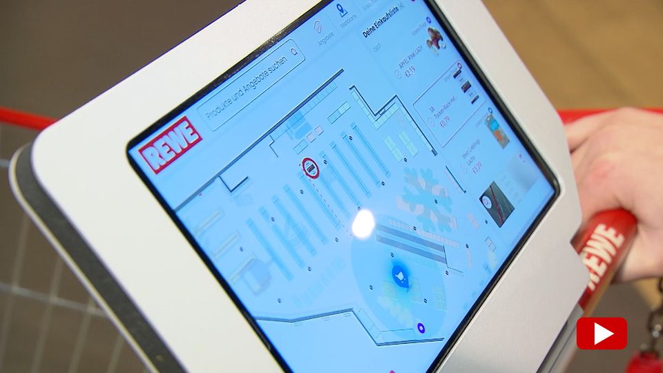 Einkaufswagen mit Navi: So erleichtert der innovative Helfer den Lebensmitteleinkauf