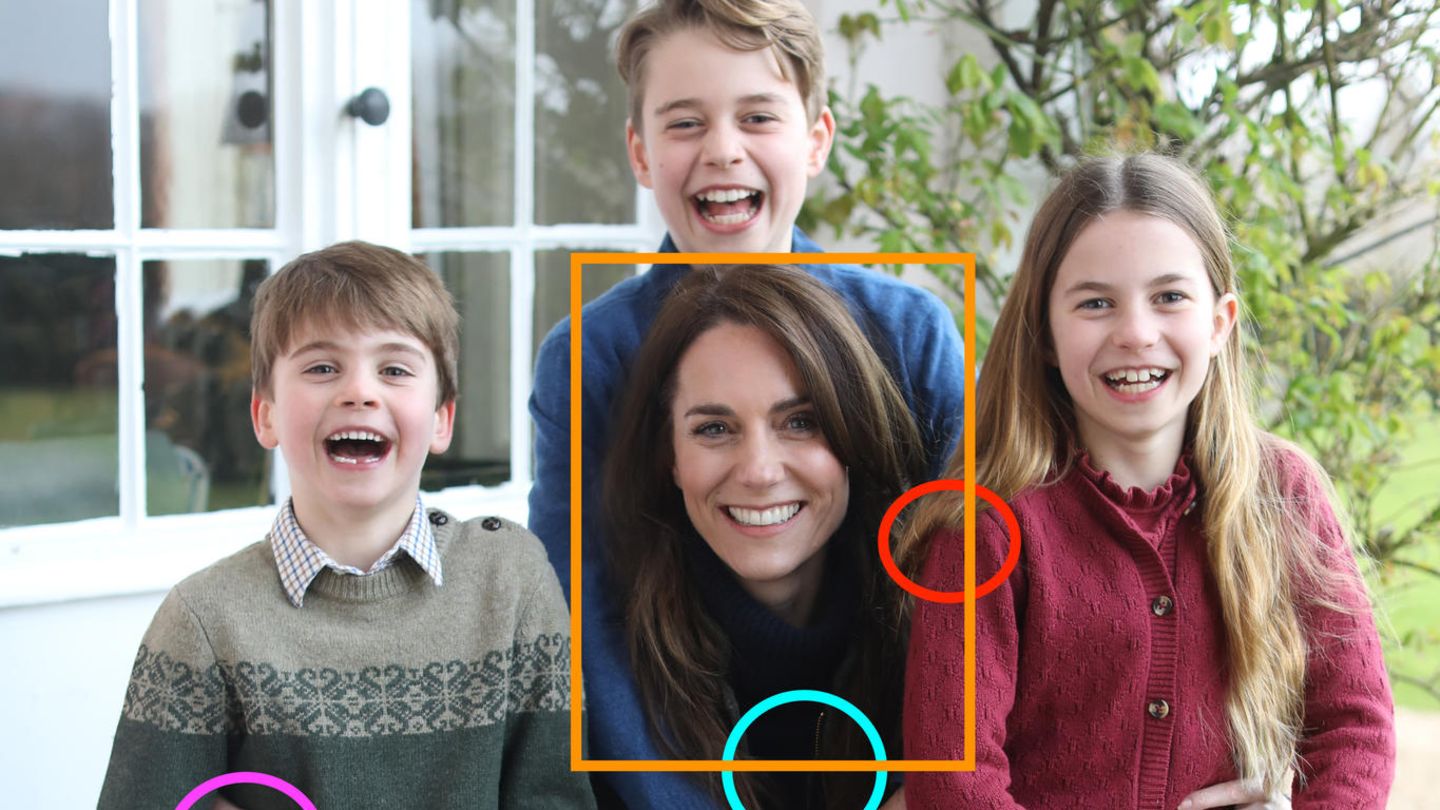 Princess Kate: Which photo details indicate image manipulation