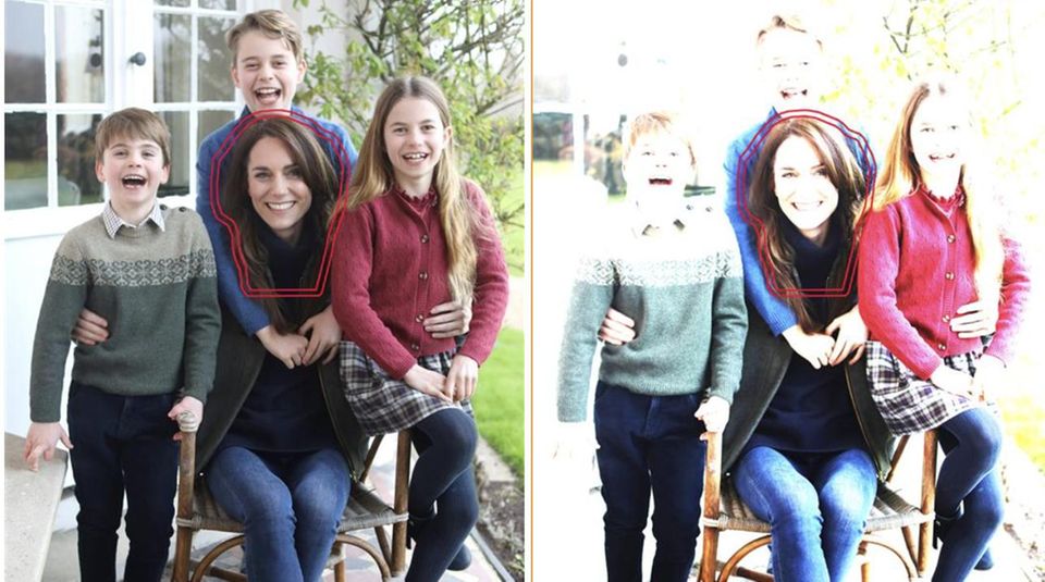 Fotomanipulation Prinzessin Kate