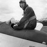 Der junge Graf zu Castell auf der deutschen Kunstflugmeisterschaft 1931 in Berlin-Tempelhof