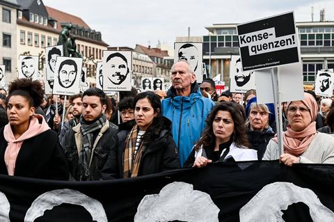 Gedenken und Protest in Hanau
