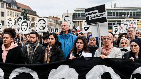 Gedenken und Protest in Hanau
