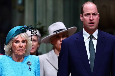 Köngin Camilla und Prinz William