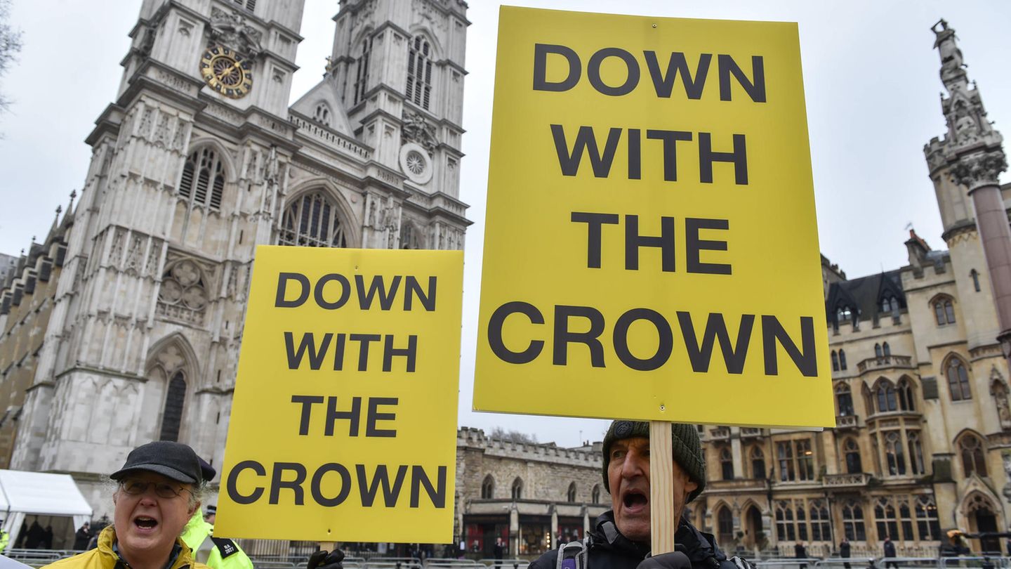 Proteste Westminster Abbey